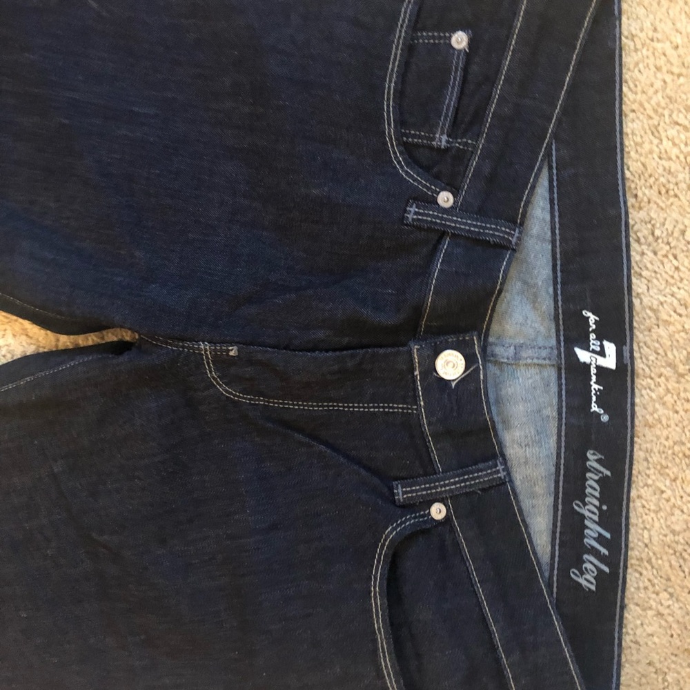 Seven for all Mankind jeans straight leg dark wash